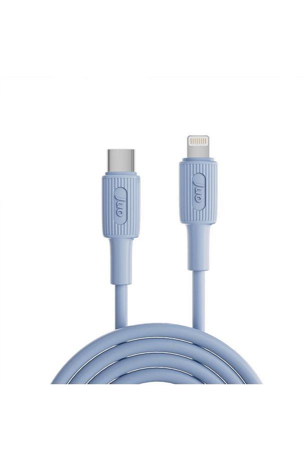 27w Usb Type-c To Lightning Iphone Ipad Silikon Hızlı Şarj Ve Data Kablosu Mavi 1 Metre - 6