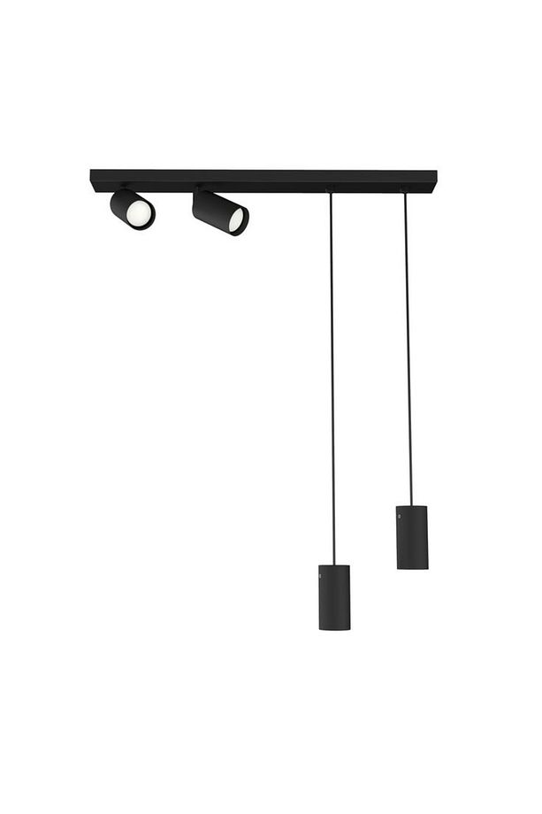 Masa Üstü 4 Lü Led Avize Siyah Led Spot Bar Ve Tezgah Üstü Led Avize Panasonıc Günışığı Amp - 1