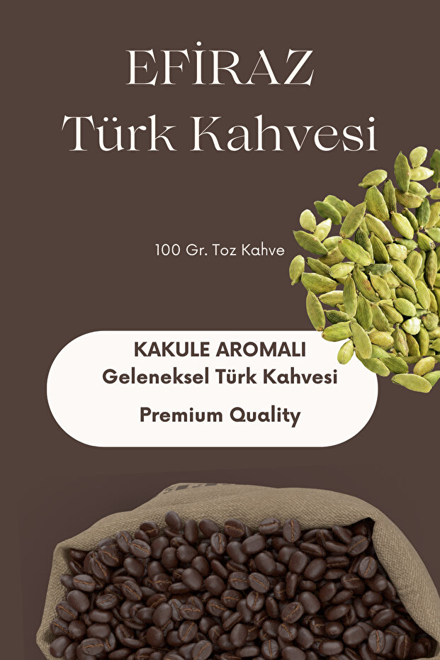 Turkish Coffee with Kakule Flavor 100 Gr.