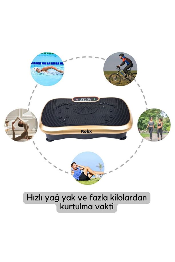 E02 Vibration 2d Yüksek Titreşimli Tüm Vücut Hızlı Yağ Yakma Ve Zayıflama Spor eğzersiz aleti - 8
