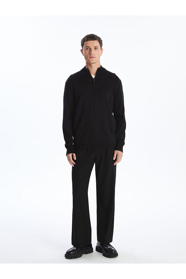 LCW Vision Dik Yaka Uzun Kollu Erkek Triko Kazak - 2