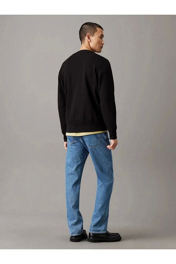 Erkek Uzun Kollu Siyah Sweatshirt - 4