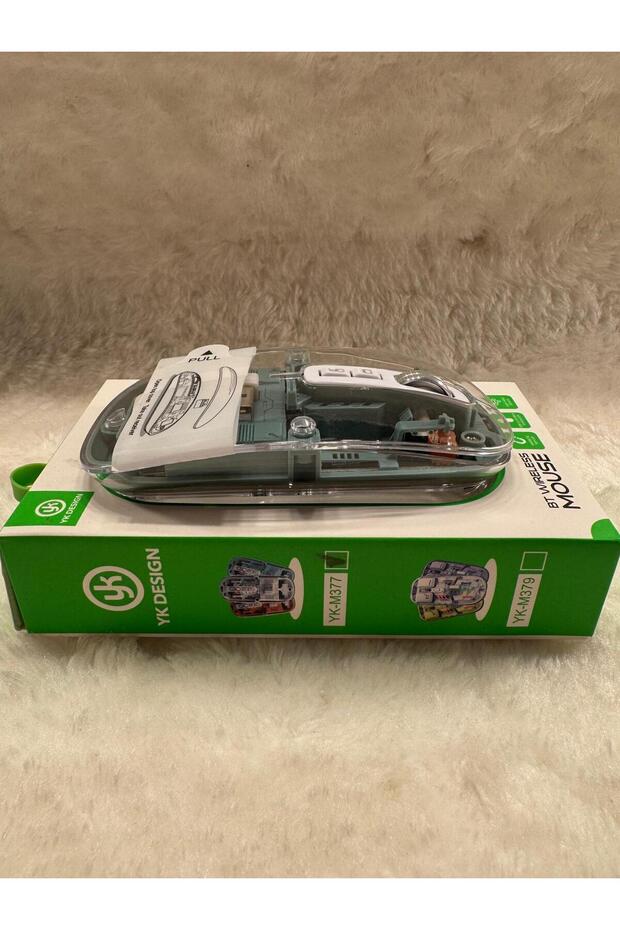 Şık Transparan tasarımlı Multimod Mouse | Bluetooth / Kablosuz ve Şarj edilebilir 2400 Dpi - 5
