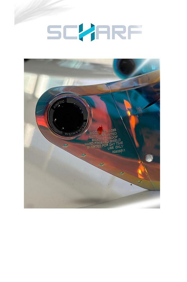 MT V28 THUNDER 4 SV / STİNGER 2 UYUMLU REDGOLD VİZÖR - 3