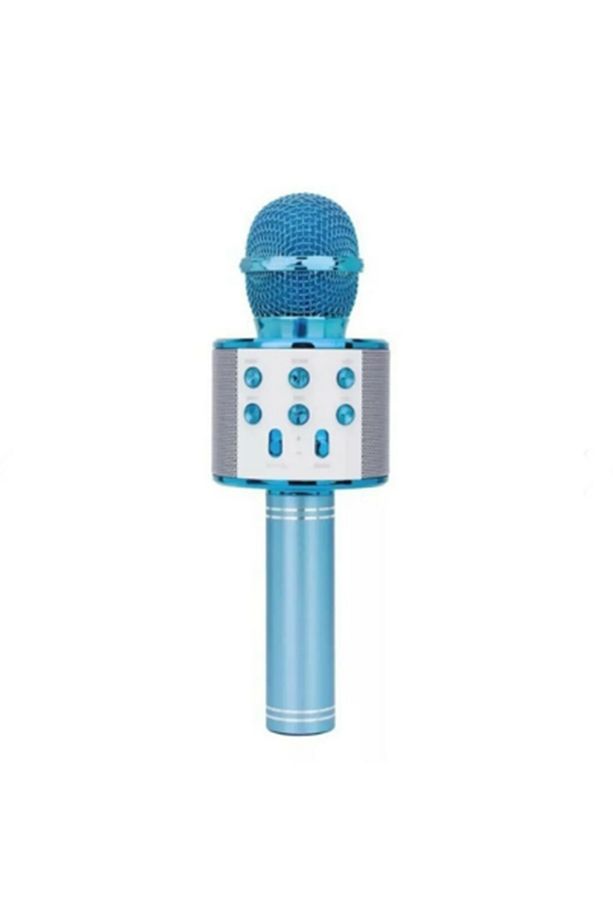 Kareoke Mikrofon Bluetooth Hoparlör Ses Değiştirme-SD KART-USB Şarjlı Özellikli - 3