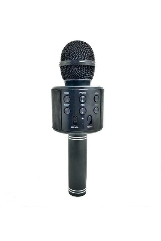 Kareoke Mikrofon Bluetooth Hoparlör Ses Değiştirme-SD KART-USB Şarjlı Özellikli - 5