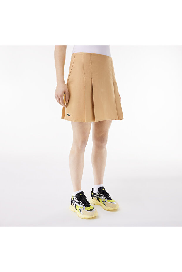 Kadın Regular Fit Bej Etek - 2