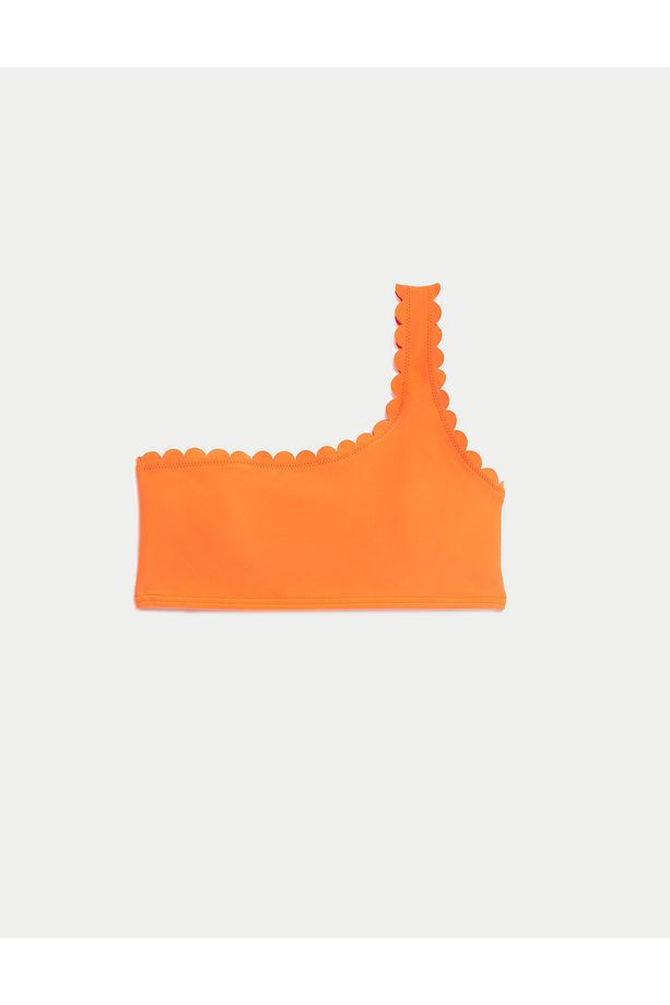 Regular Fit Tek Omuzlu Bikini Üstü - 5