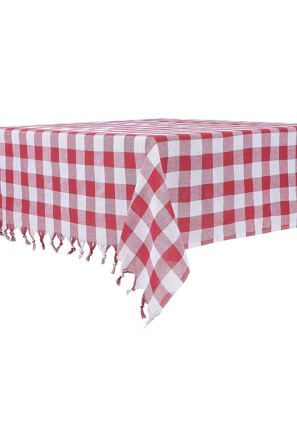 Çok Amaçlı Sofra Bezi Piknik Örtüsü & Masa Örtüsü Ekose Pötikare 140x140 Cm - 2