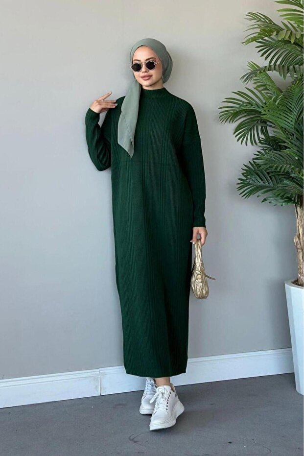 Triko Fitili Elbise - 3