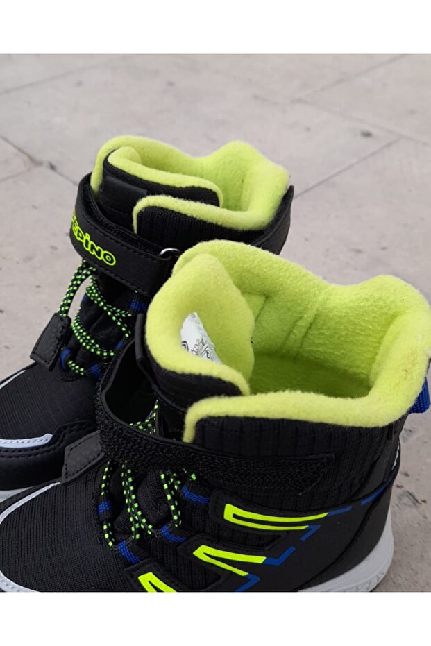 Çocuk kışlık bot kar ve yağmur botu kaydırmaz tabanlı - 5