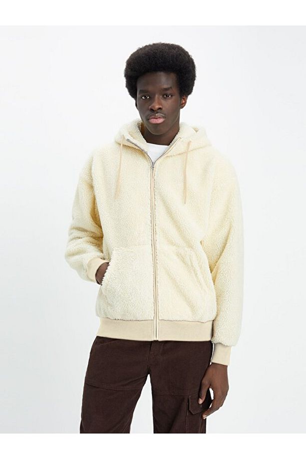 Frosty Sherpa Zip Up Sweatshirt - 1