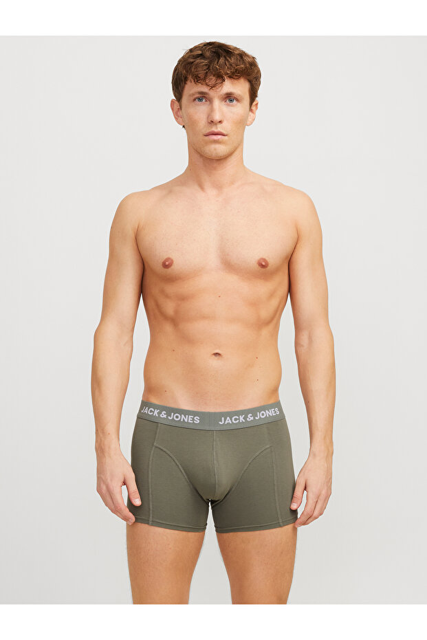 JACROB SOLID ERKEK BOXER 3 PACKET - 4
