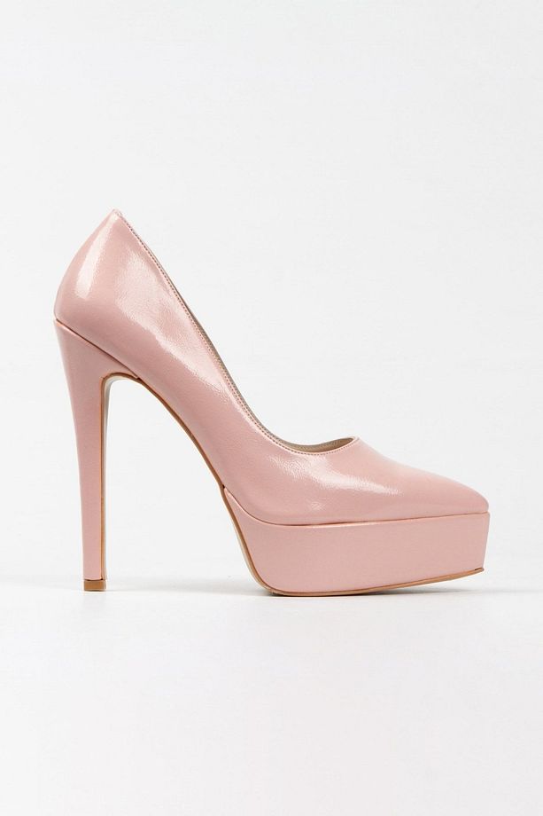Kadın Yüksek Platform Topuklu Stiletto Abiye Ayakkabı - 1
