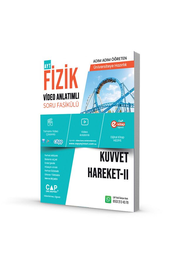 Çap Fizik Kuvvet Hareket 2 Video Anlatımlı Soru Fasikül - 3