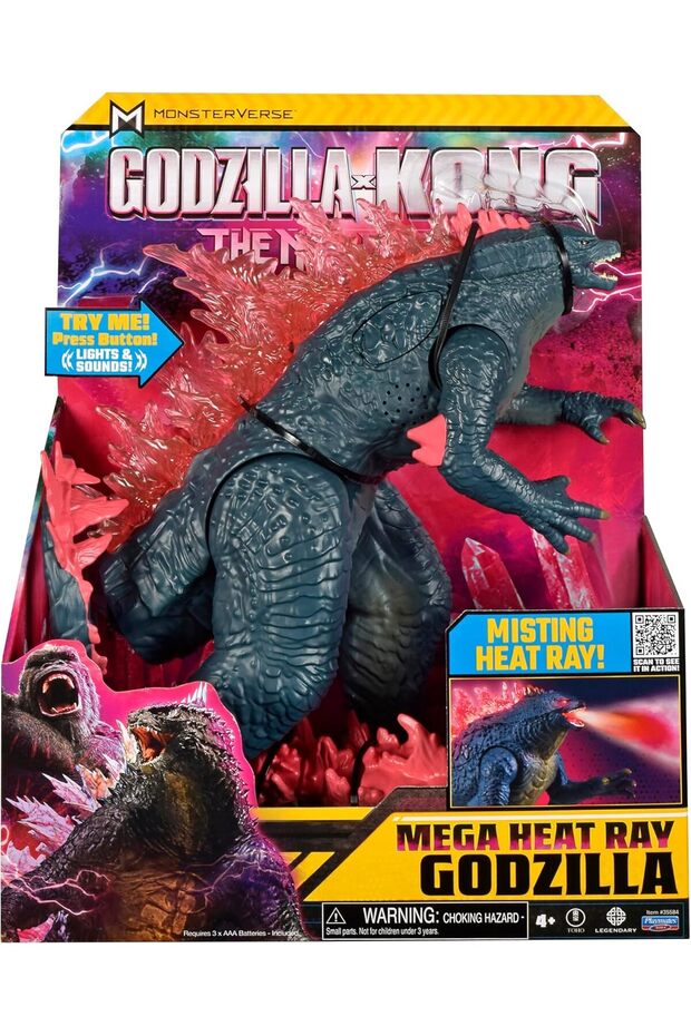 x Kong The New Empire Mega Heat Ray Godzilla Action Figure