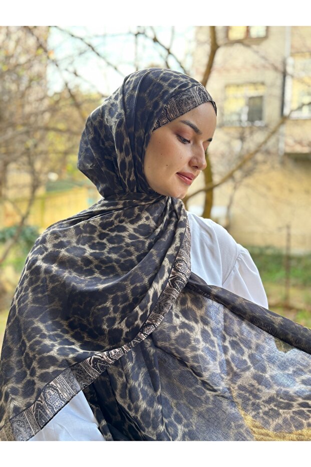 العرقية ليوبارد منقوشة لينة القطن شال العفن