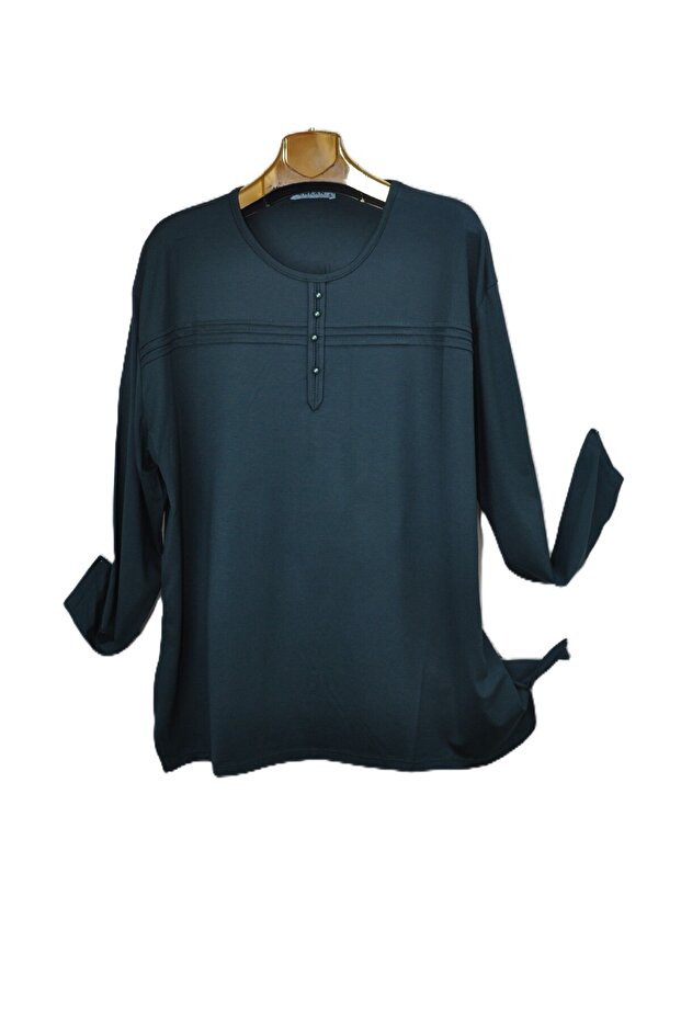 Plus Size Mother Combed Cotton Blouse