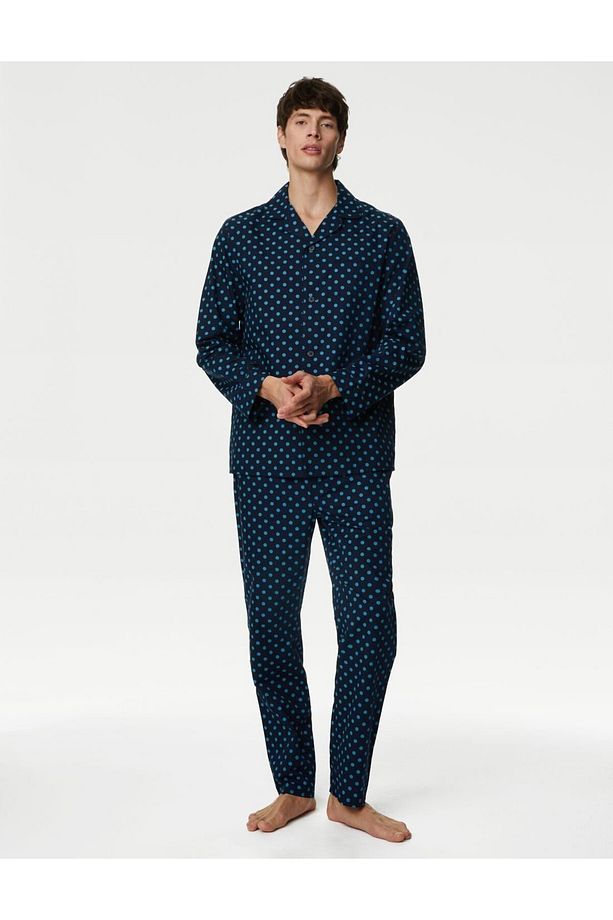 Regular Fit Desenli Pijama Altı - 3