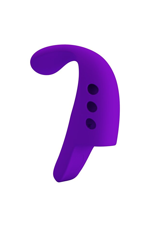 Vibrator Gorgon cu degete, negru - 6