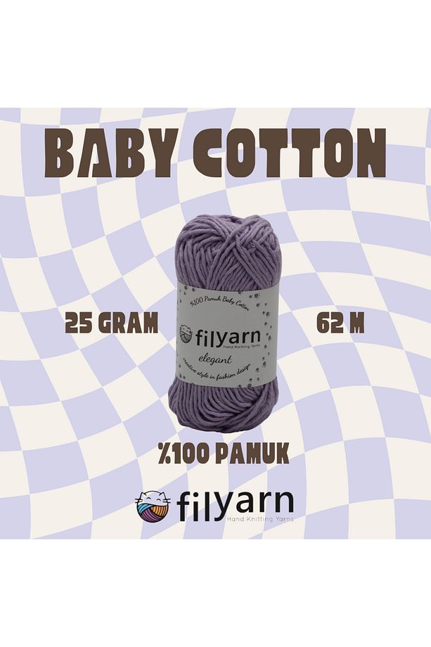 Baby Cotton El Örgü Ipi 25 gram Oeko-tex Sertifikalı Pamuk Ipi Bebek Ipi Yelek Ipi Punch Ipi - 2