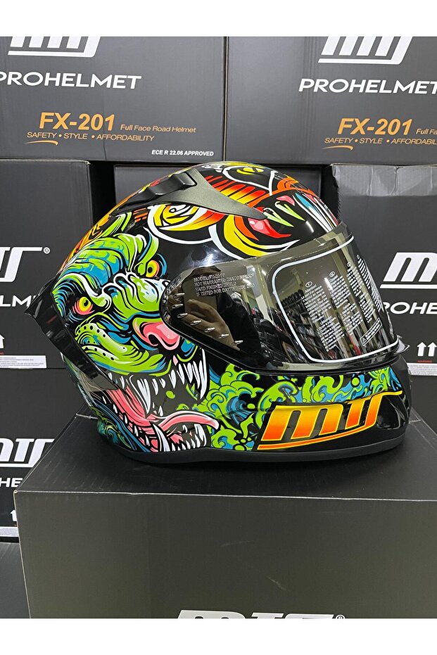 801 KASK YEŞİL EJDERHA - 1