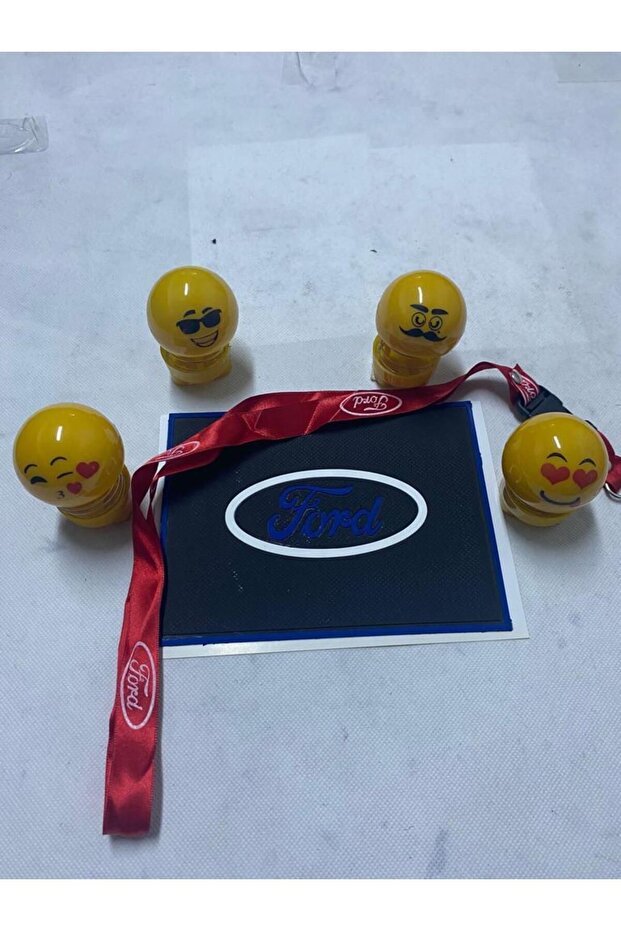 وسادة مضادة للانزلاق، 4 قطع برأس نطاط، مجموعة حبل مرآة فورد