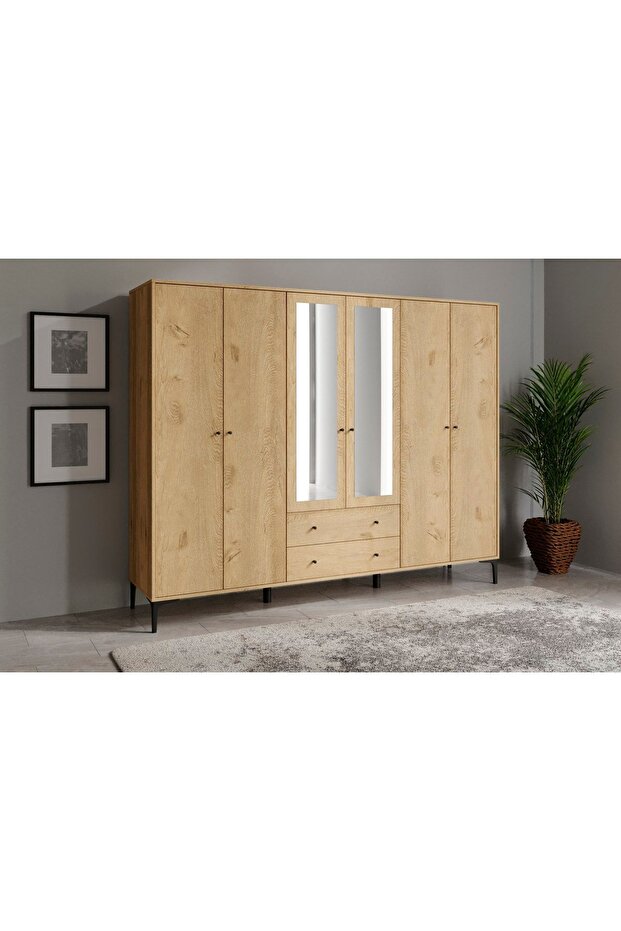Focus 6 Aynalı Dolap (%100MDF) - 1