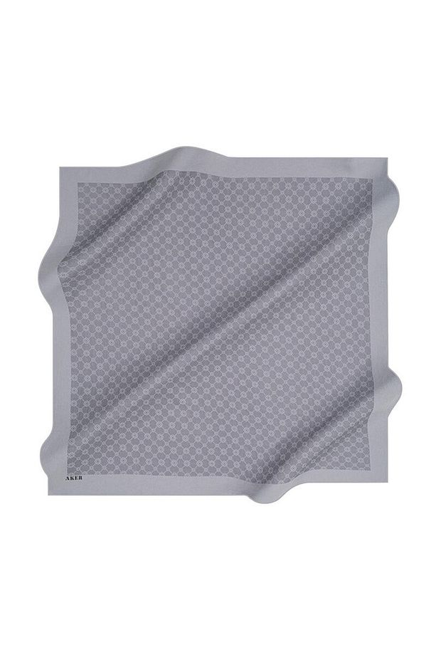 Gri Elegance Monogram Eşarp 1090500-971 - 1