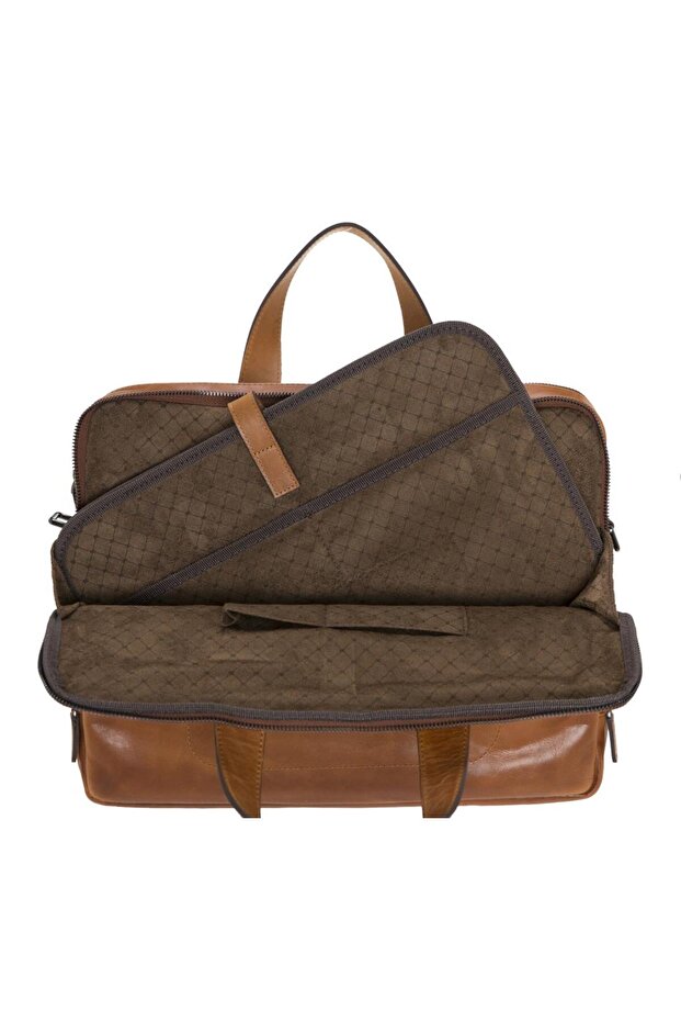 15.6" Taba Hakiki Deri Notebook Evrak Çantası - 5