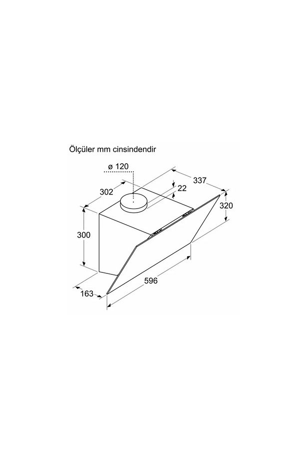 Lc64kpj60t 60 Cm Duvar Tipi Davlumbaz Siyah - 6