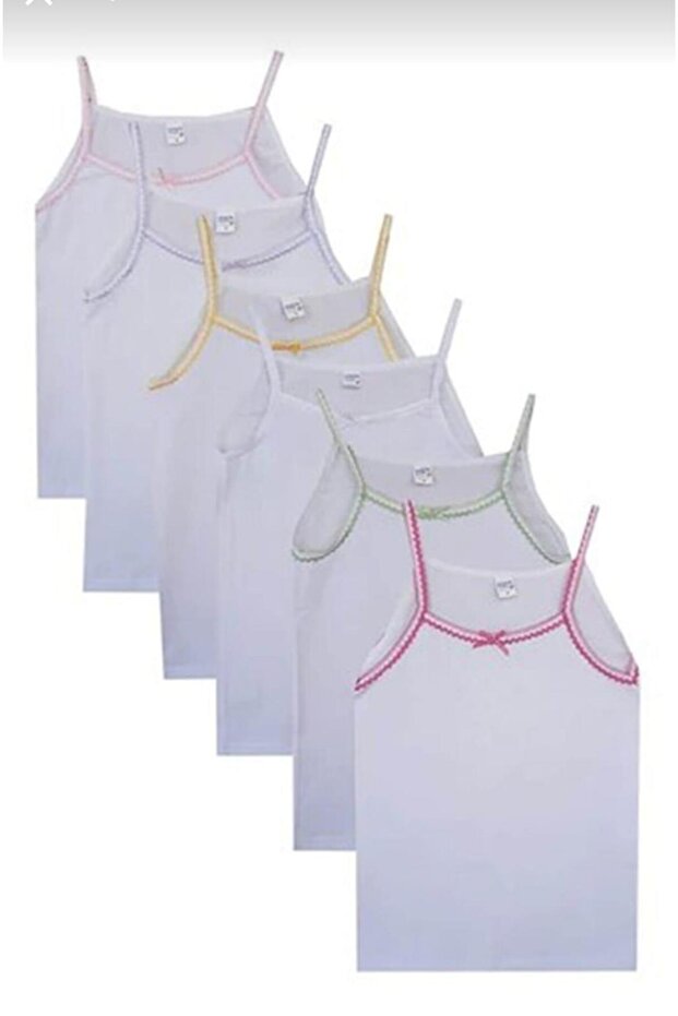 0048 Girl's Clothes with Straps Tank Top 12 Pieces