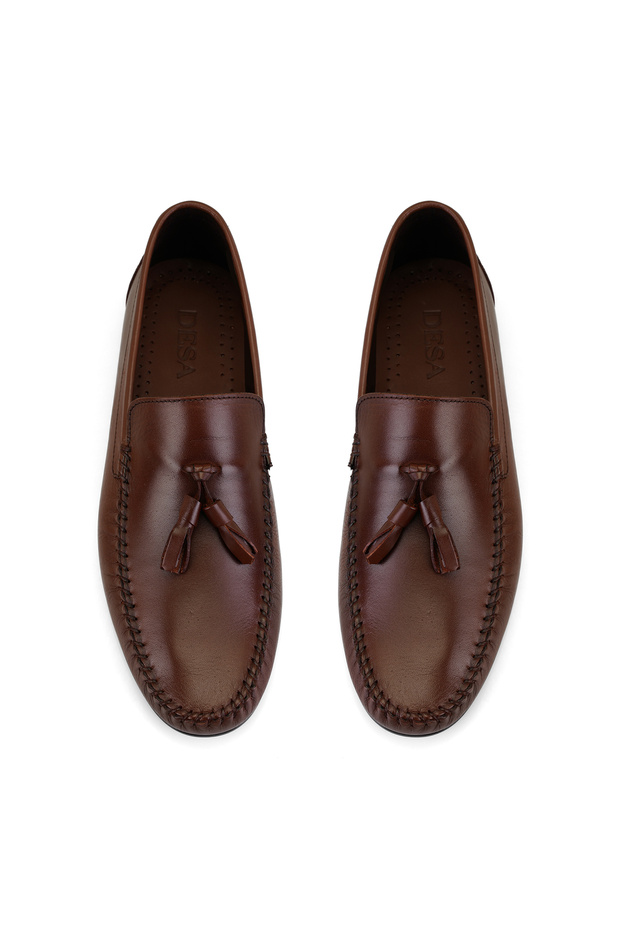 Brendan Taba Erkek Deri Loafer - 5