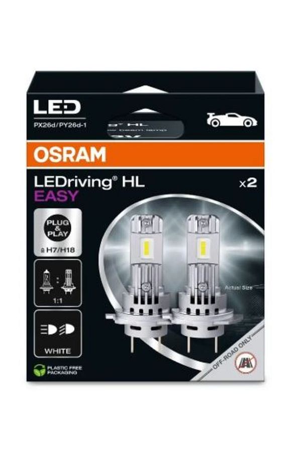 H7 Led Xenon Ampul 6500k 2 Adet Easy Seri - 2
