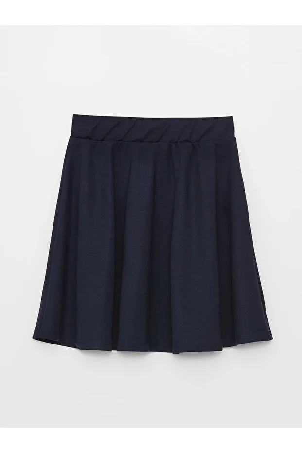 Beli Lastikli Basic Kız Çocuk Etek - 1