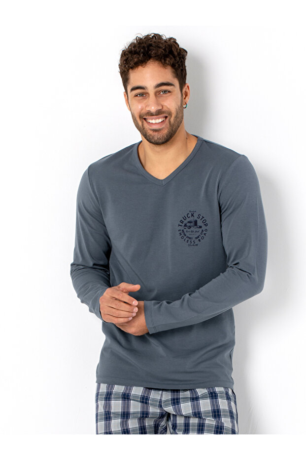 Erkek Pijama Takımı - 6