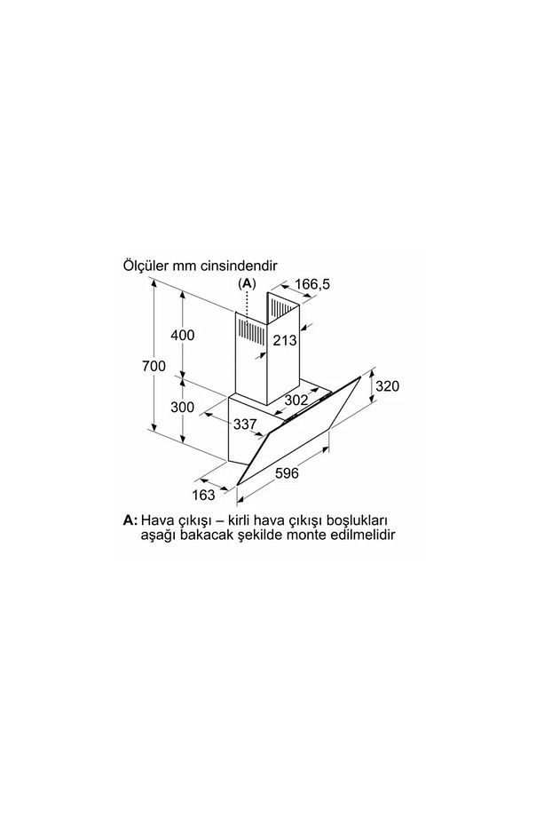 Lc64kpj70t 60 Cm Duvar Tipi Davlumbaz Gri - 6