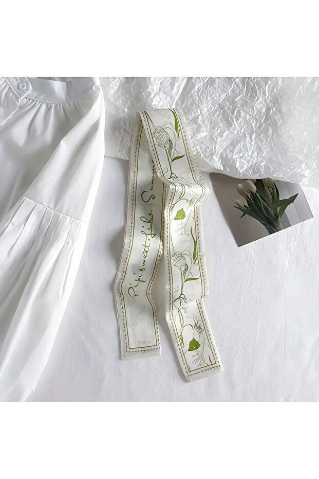 Eșarfă , Design eșarfă subțire lungă - 1