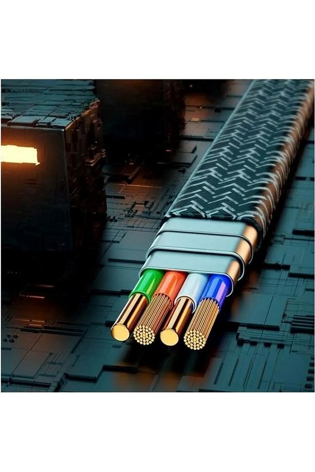 4’lü 2in2 1.5mt Data ve Şarj Kablosu Kablosu Type-C Lightning Bir Arada - 8