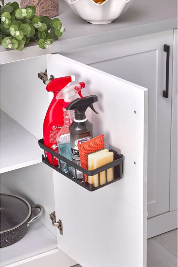 2 Adet Banyo Düzenleyici Şampuanlık Sabunluk 2 Li Set Kendinden Yapışkanlı  Duş Rafı Organizer - 3