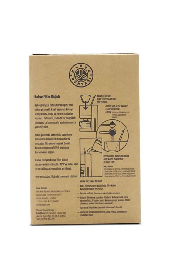 Filtre Kahve Kağıdı 80 Lix4 Adet - 4