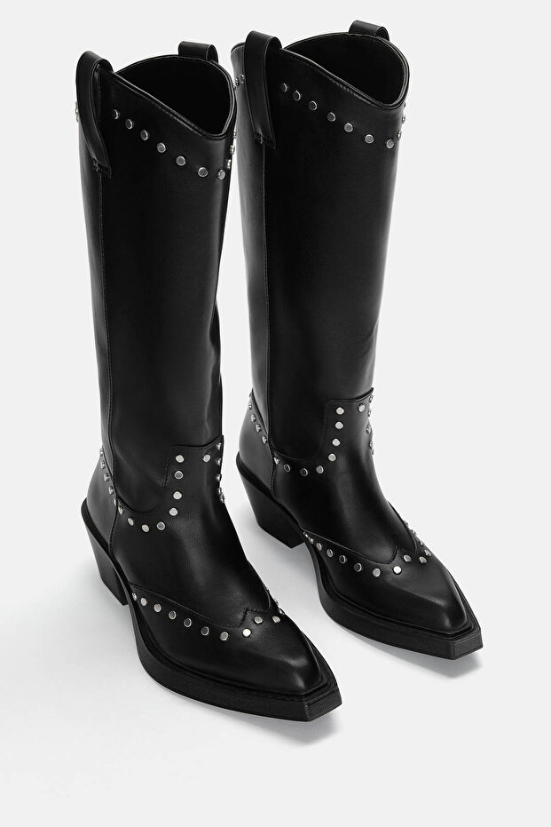 Zımbalı kovboy çizmesi - 5