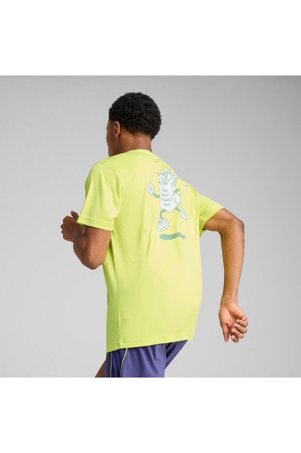 GRAPHICS RUNNING SLOGAN TEE Spor T-Shirt - 4