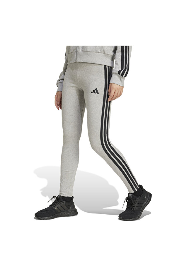 Essentials 3-Stripes Cotton Tayt - 1