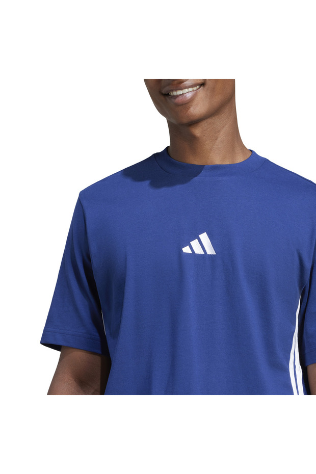 Essentials 3-Stripes Single Jersey Tişört - 5