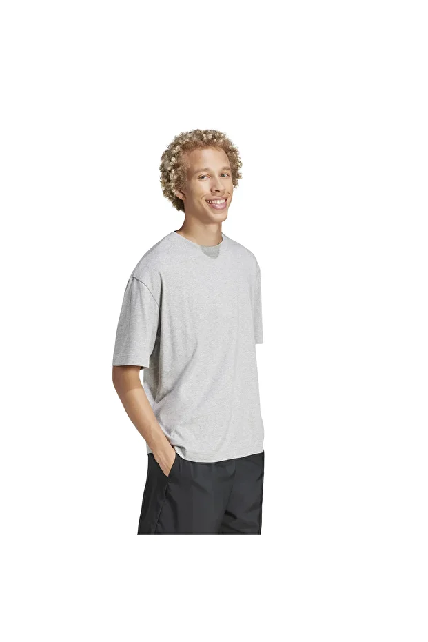 Essentials Loose Fit 3 Bar Logo Tişört - 4