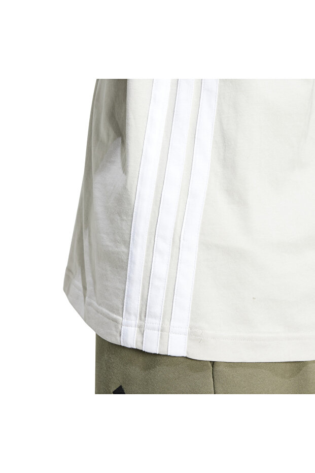 Essentials 3-Stripes Single Jersey Tişört - 6