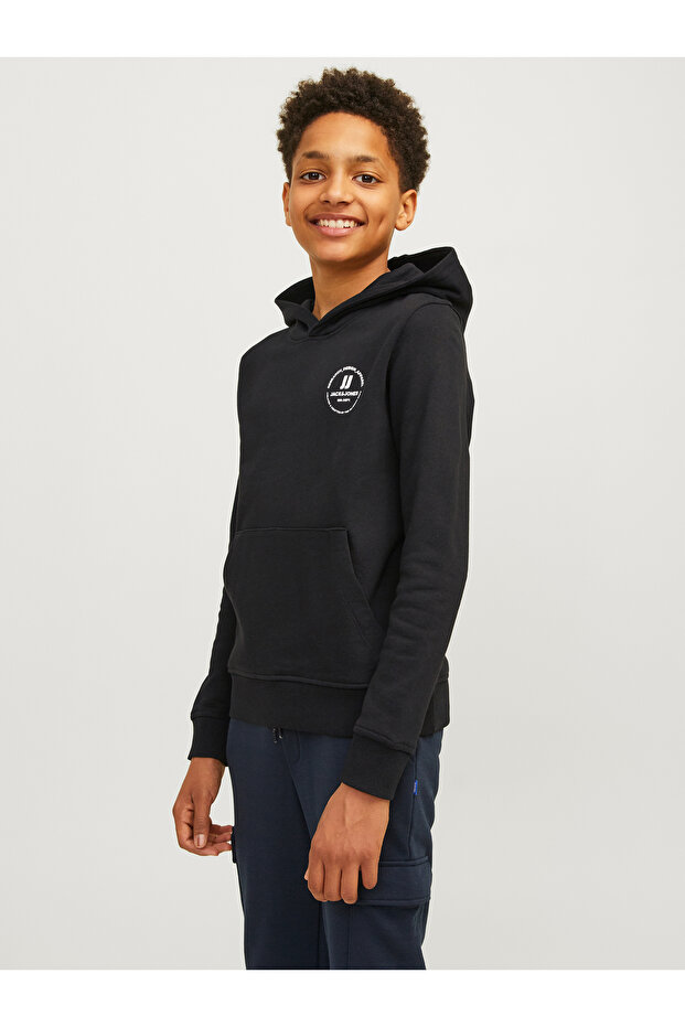 Jjeswift Sweat Hood - Noos Jnr 12258968 Black