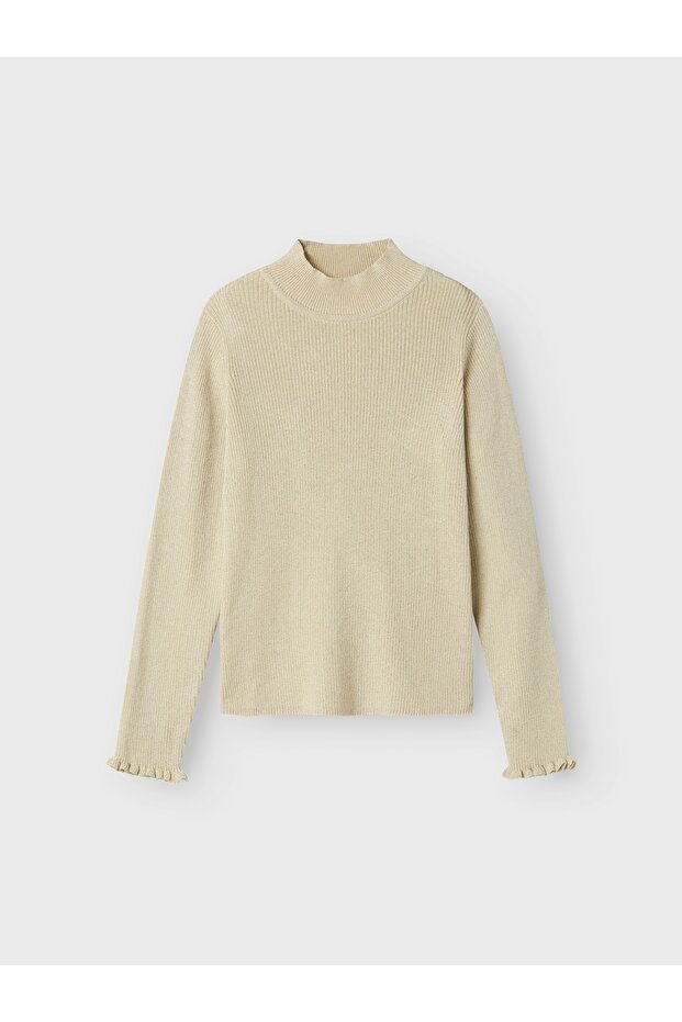 Nkfriaglitter Ls Knit 13223077 Summer Sand