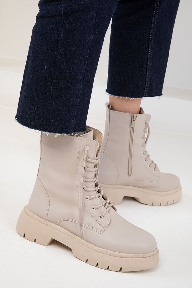 Bej Kadın Bot & Bootie 19951 - 1
